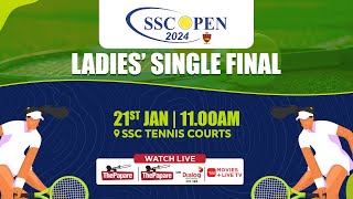 Ladies Singles Final  First Capital SSC Open Tennis Tournament 2024 [upl. by Labotsirhc]