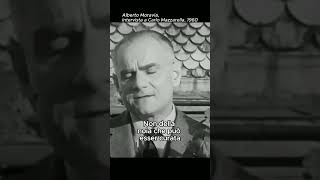 Alberto Moravia Intervista a Carlo Mazzarella 1960 [upl. by Aven]