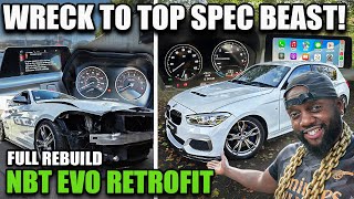 REBUILDING AND MODDING A BMW M140i  BRINGING LIFE BACK TO A CRASHED BMW M140i [upl. by Merritt480]