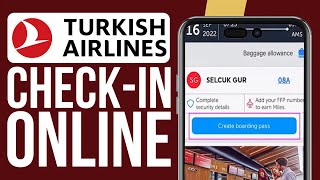 How To Checkin Online Turkish Airlines 2024  Turkish Airline Online Checkin Tutorial [upl. by Jourdain]