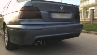 BMW 525D e39 sound  straight pipe  sport exhaust [upl. by Quillon800]