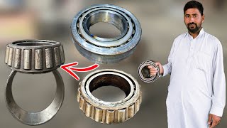 A bearing manufactured in a Chinese factory is being repaired by a Pakistani mechanic [upl. by Jangro]