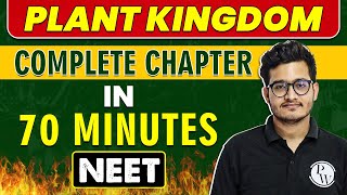 PLANT KINGDOM in 70 minutes  Complete Chapter for NEET [upl. by Akenn]