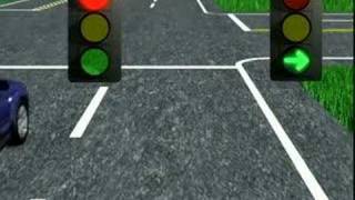 Drivers Ed  Signal Intersection wwwdmvdriverseducationorg [upl. by Rehpotsyrhc]