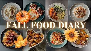 FOOD DIARY  Herbst Edition ganz viele KürbisRezepte 🍄‍🟫🎃🍂 [upl. by Lletnohs]