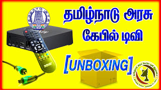 TAMIL NADU ARASU CABLE TV Setup box unboxing with full details  Tamil Tech  Trick [upl. by Euqinu664]