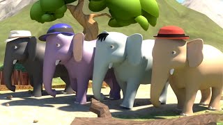 🐘 Ek Mota Hathi 🐘  Hindi Rhymes Nursery  एक मोटा हाथी  Bachon Ke Geet  Hindi Bal Kavita [upl. by Hootman]