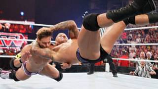 Raw Randy Orton vs Justin Gabriel [upl. by Nonnag]