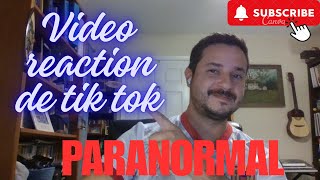 Video reaction de tik tok de videos paranormales  mi primer video [upl. by Berthold]