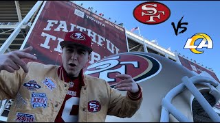 San Francisco 49ers Game Vlog vs Los Angeles Rams 2023 NFL Season [upl. by Audrie893]