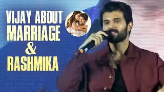 Vijay Deverakonda Talks About Rashmika and Marriage  familystar  Manastars [upl. by Durand]