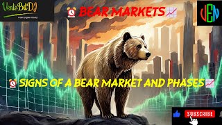 Understanding Bear Markets  Signs and Phases  बियर मार्केट कैसे पता करें [upl. by Yelssew]