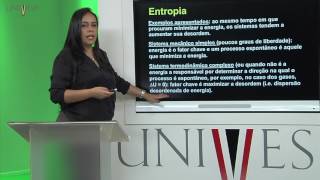 FísicoQuímica I  Aula 13  Conceito de Entropia e Energia Livre em Sistemas Químicos [upl. by Enimrac]