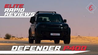 Land Rover Defender P400 Review [upl. by Yslehc]