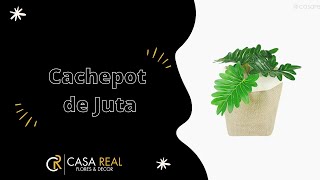 Cachepot de Juta C Borda Cru M 12249 [upl. by Husha596]