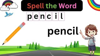 Learn how to spell basic words  Common words I Learn how to spell common words  Spelling I Part2 [upl. by Martelle]