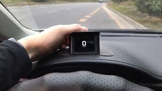 P10 OBD2 smart guage directly see HUD head up display work for cars with OBD2 interface [upl. by Sllew]