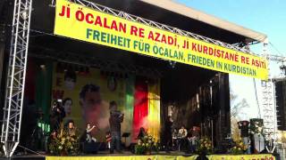 Newroz 2011 Düsseldorf  Aynur Dogan  Dera Sor Meine Aufnahme [upl. by Ruvolo]