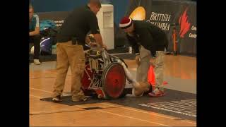 2010 World Wheelchair Rugby Championship  USA vs Sweden [upl. by Assecnirp]