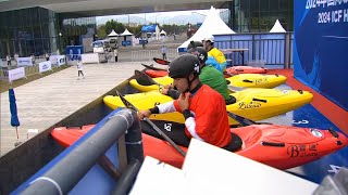 Mens Kayak Cross QuarterFinal 2  2024 ICF Hangzhou Super Cup China [upl. by Okun]