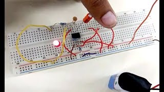 DarkLight Detector Using 555 Timer amp LDR Circuit  Electronics Mini Project [upl. by O'Kelly]