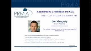 PRMIA Counterparty Credit Risk and Credit Value Adjustment by Jon Gregorywmv [upl. by Elisabet]