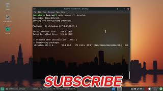 How to install chromium in Manjaro Linux latest version manjaro linux [upl. by Malo]