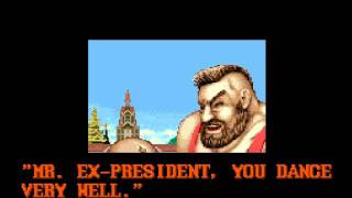 Street Fighter 2 1992 SNES Zangief Ending [upl. by Evangelia455]