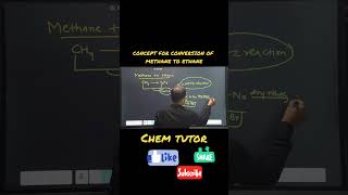 ORGANIC CHEMISTRY CONVERSION METHANE TO ETHANE CLASS 12THBOARD EXAM 12TH [upl. by Speroni]