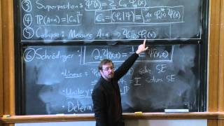 Lecture 6 Time Evolution and the Schrödinger Equation [upl. by Neyuq]