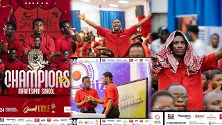 Watch How Mfantsipim School won NSMQ the Question that won the contest Trophy and Jubilation [upl. by Lezley]