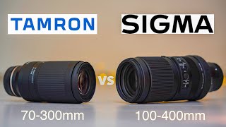 Tamron 70300 vs Sigma 100400 for Sony  The Best Telephoto Lens under 900€  4K [upl. by Mllly708]