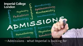 Admissions  what Imperial is looking for [upl. by Hareenum]