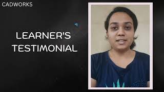 CADWORKS INDIA Pvt Ltd Review  LEARNER’S Review [upl. by Aihsyt353]