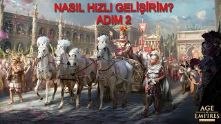 NASIL HIZLI GELİŞİRİM 2 ADIM KOMUTANLAR  Age Of Empires Mobile [upl. by Harte]