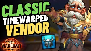 New Classic Timewarped Vendor in WoW Patch 1105 – World of Warcraft The War Within [upl. by Cassady]