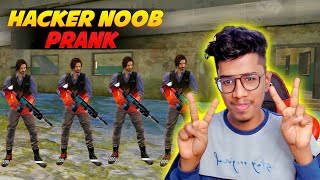 Hacker Dress ഇട്ടു No Internet Prank 😂 Cs Grandmaster Lobby  Freefire Max [upl. by Diskson]