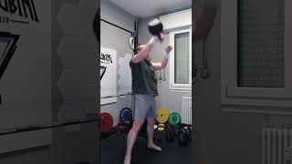 Esercizi Kettlebell  Kettlebell Snatch 32kg [upl. by Karlan]