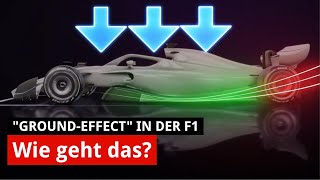 F1Regeln 2022 erklärt So funktioniert der quotGroundEffectquot [upl. by Holey]