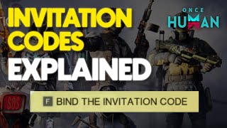 Once Human INVITATION CODES How To Get One Gather Friends Event EXPLAINED [upl. by Atteuqahc]