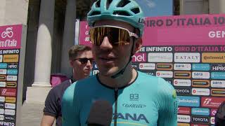 Davide Ballerini  Interview at the start  Stage 5  Giro dItalia 2024 [upl. by Ahsiloc]