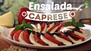 ¿Cómo preparar Ensalada Caprese  Cocina Fresca [upl. by Ahcmis255]