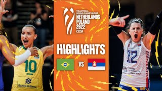 🇧🇷 BRA vs 🇷🇸 SRB  Highlights Final  Womens World Championship 2022 [upl. by Nnyluqcaj]