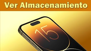 💥👆 Donde ver almacenamiento iPhone 15 Pro Max como revisar el almacenamiento 💥👆 [upl. by Asirret]