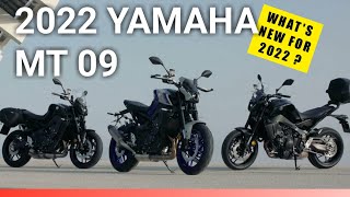 2022 Yamaha MT 09 First Look Review [upl. by Anikal]