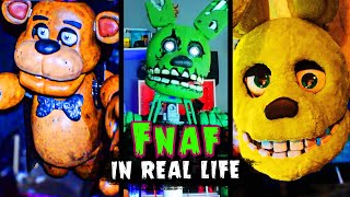 RealLife FNAF FANMADE Animatronics [upl. by Neeham770]