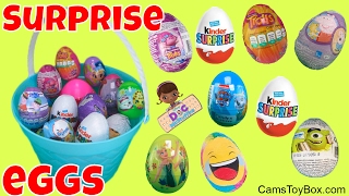 Opening 30 Surprise Eggs with Doc McStuffins and Friends [upl. by Jo-Ann]