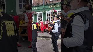 Westminster Morris Dancers Spotted Outside The Prince of Wales Pub [upl. by Lennor]