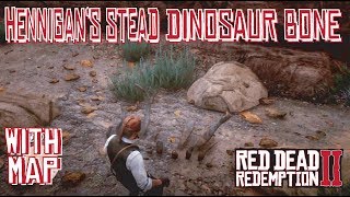 Hennigans Stead Pike Basin Dinosaur Bone Location Red Dead Redemption 2 [upl. by Ahsenhoj]