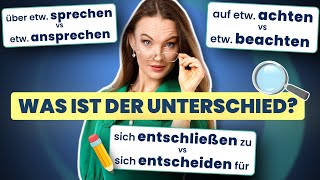 Diese Verben VERWECHSELN viele Deutschlerner I Deutsch lernen b2 [upl. by Cesare]